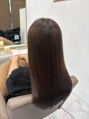 縮毛矯正/ロング【間瀬】 | ALIA（アリア）小豆餅店 Life with hairstyles "体験"を豊かに彩る美容室 - 全席半個室×マンツーマン施術 浜松市中央区小豆餅 アイブロウ / アイラッシュ（待マツク・まつパー）・ネイルも展開