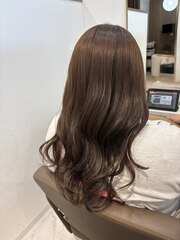 マロンカラー　【間瀬】 | ALIA（アリア）小豆餅店 Life with hairstyles "体験"を豊かに彩る美容室 - 全席半個室×マンツーマン施術 浜松市中央区小豆餅 アイブロウ / アイラッシュ（待マツク・まつパー）・ネイルも展開