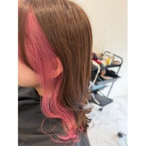 かわいすぎる。。チョコレート×いちごカラー、、？？ | ALIA（アリア）小豆餅店 Life with hairstyles "体験"を豊かに彩る美容室 - 全席半個室×マンツーマン施術 浜松市中央区小豆餅 アイラッシュ（待マツク・まつパー）・ネイルも展開