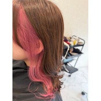 かわいすぎる。。チョコレート×いちごカラー、、？？ | ALIA（アリア）小豆餅店 Life with hairstyles "体験"を豊かに彩る美容室 - 全席半個室×マンツーマン施術 浜松市中央区小豆餅 アイラッシュ（待マツク・まつパー）・ネイルも展開